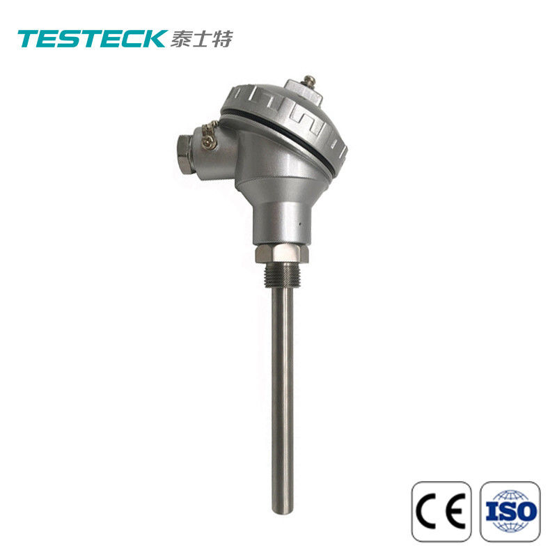 Thermowell Pt100 Resistance Temperature Detector Sertifikat CE ISO9001