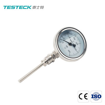 Ip65 Bimetal Thermometer Stainless Steel Anti Korosi Tahan Guncangan